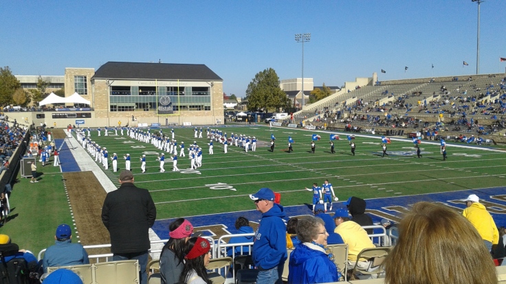 Tulsa Hurricane football game! Don't let the pic fool ya...it was cold that day